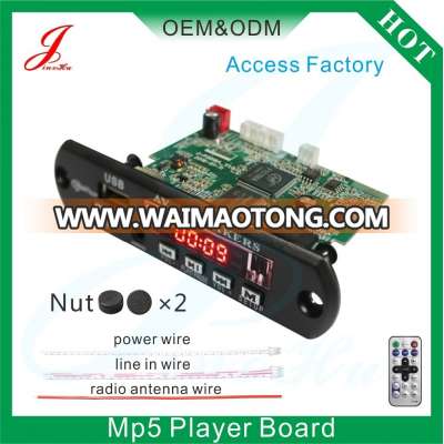 Realplayer Av Usb Sd Tf Card Video Circuit board With Radio Fm, Mp3 Mp4 Mp5 Player Decoder Module Fm Transmitter